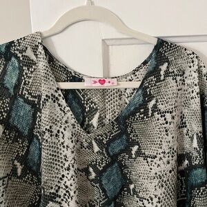 Buddy love v neck blouse